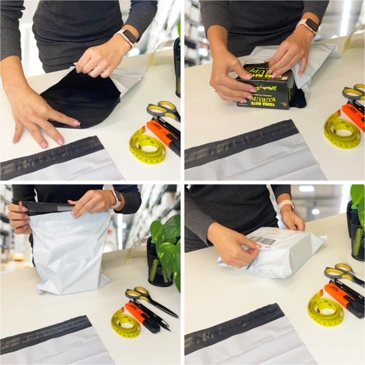 Лесен процес на опаковане и сигурна доставка