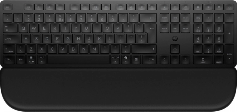 HP 580K безжична multi‑device клавиатура с опора за китките