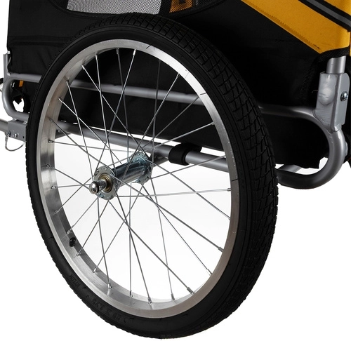 Comfort on uneven surfaces thanks to 20" inflatable wheels