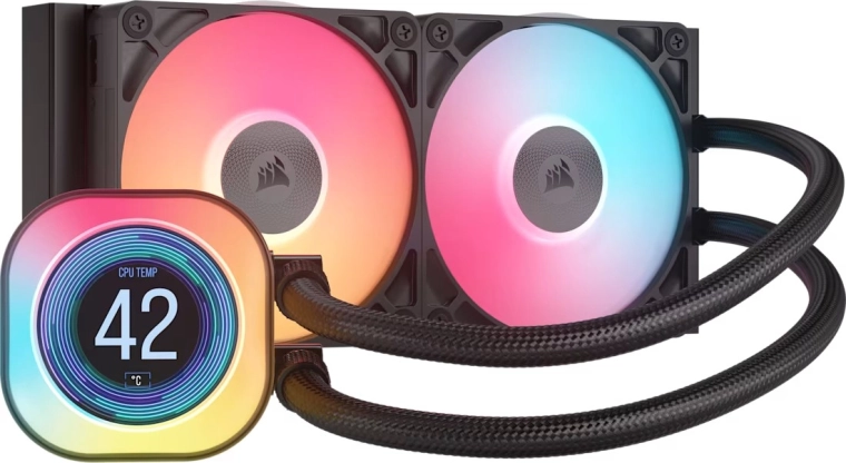 240mm радиатор и 2× RX120 RGB