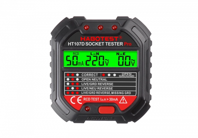 Тестер за контакти с дигитален дисплей HABOTEST HT107D