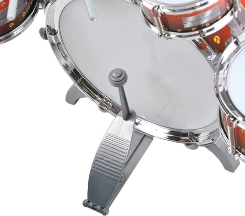Pedal and stool included for comfortable drumming