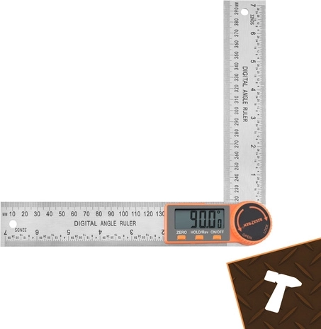 Точно измерване 0–360° с LCD дисплей