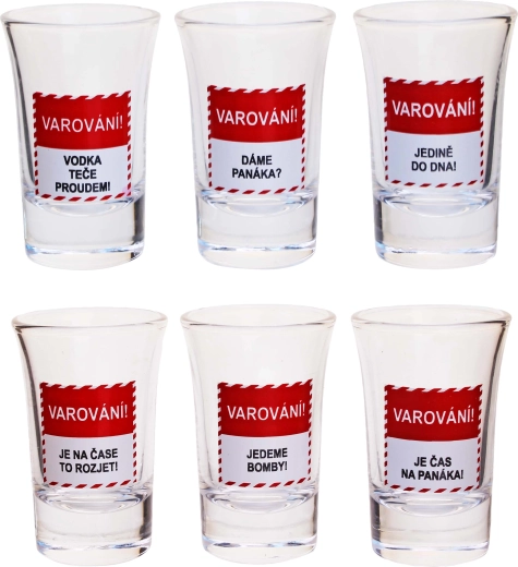 TORO Warning Shot Glass Gift Set 6×40 ml