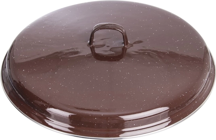 Емайлиран капак Brown с кант 37,5 см