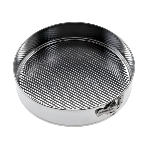 Cake pan with textured base 21 cm, galvanized steel
