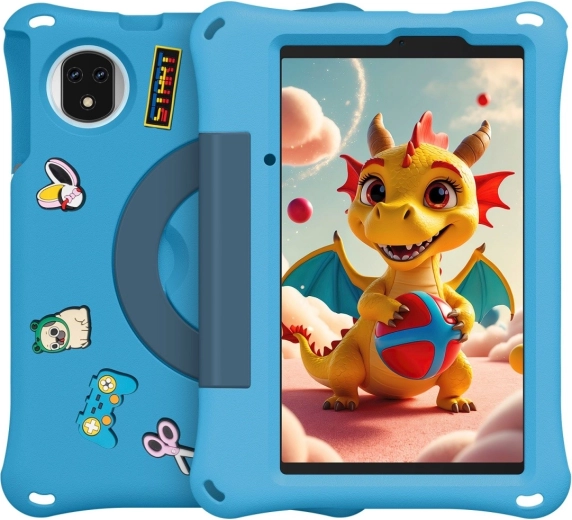Детски таблет Tab A9 Pro Kids 8" 4G с калъф, 4/128 GB, син