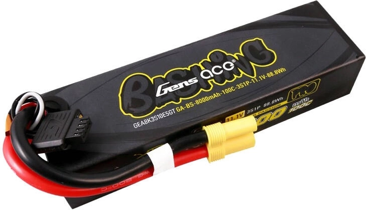 LiPo батерия Gens ace G-Tech 8000 mAh 11,1 V 100C 3S с конектор EC5 Bashing Series