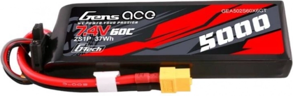 Gens Ace G-Tech 5000 mAh 7,4 V 60C LiPo 2S с конектор XT60