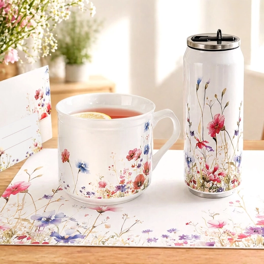 Decorative floral motif and practical size