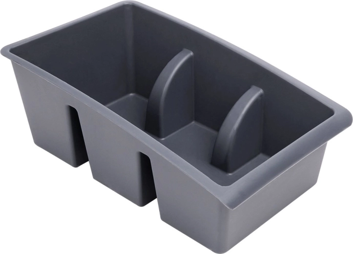 Clear sorting into three compartments