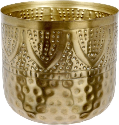 Durable metal with a brass finish