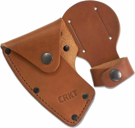 Кафяв кожен калъф за брадва CRKT Freyr