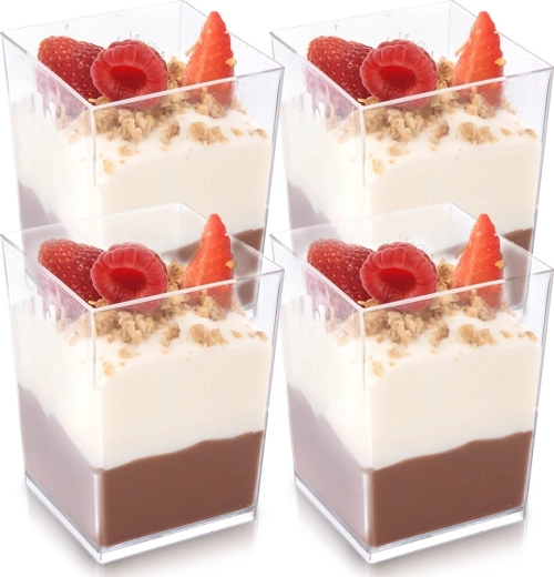Cups for desserts and snacks 160 ml, 4 pcs
