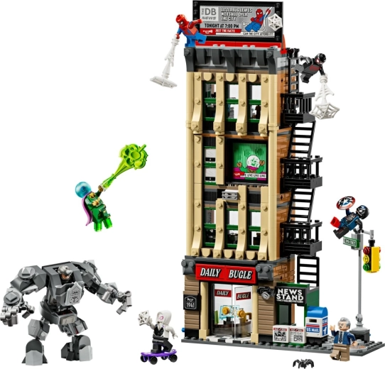 Iconic four-story Daily Bugle building
