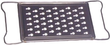 Flat vegetable grater made of tin-plated sheet 29 × 11 cm