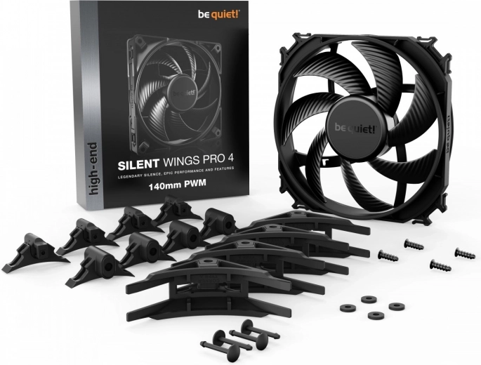 Be quiet! Silent Wings Pro 4 140 mm PWM – тих и високопроизводителен вентилатор