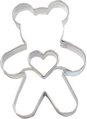 Cookie Cutter - Teddy Bear with Heart