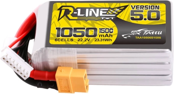 LiPo Battery Tattu R-Line 1050mAh 22.2V 150C