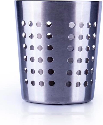 Stackable stainless steel cutlery holder 11.5 × 13.5 cm