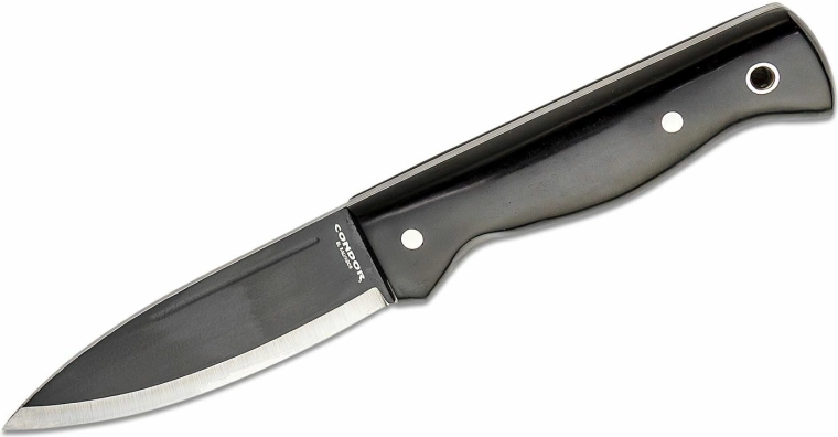 Тактически outdoor нож Condor Darklore 11 см с черна Micarta и кания Kydex