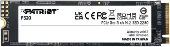 SSD диск 512 GB PATRIOT P320 PCIe M.2 NVMe Gen3 x4