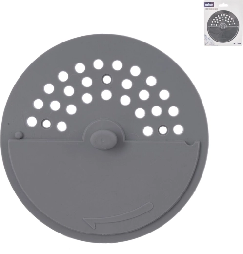 Twist TPE Rotating Drain Stopper 11 cm, Grey