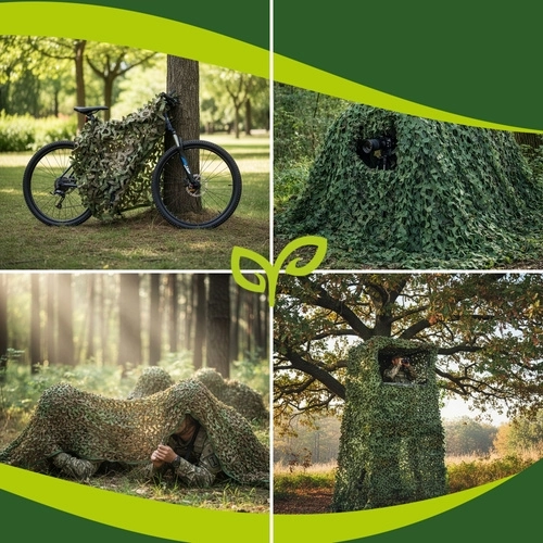 Камуфлаж Woodland за сянка и уединение
