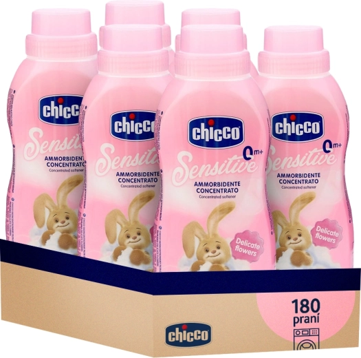 Chicco омекотител Baby Sensitive „Цветна прегръдка“, концентриран 750 мл (6×30 пранета)