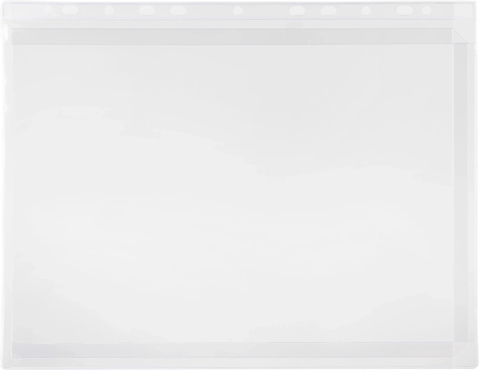 Transparent document cover with eurobind PVC