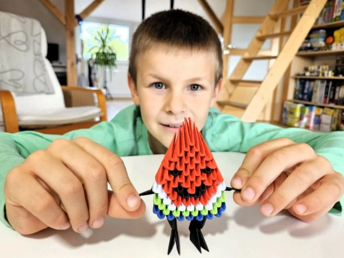 Цветна 3D декорация