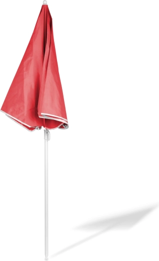 Large red garden parasol 155 × 135 cm