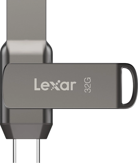 Lexar JumpDrive Dual Drive D400 USB 3.1 32 GB (USB-C + USB-A) - 1 брой
