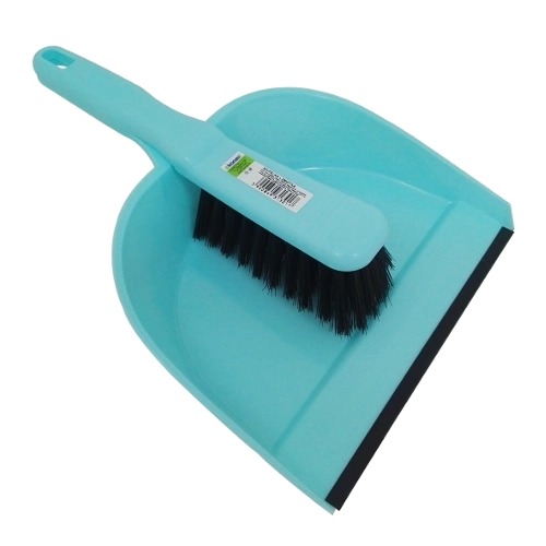 EKONEX Hand Brush and Dustpan with Rubber Edge, assorted colors