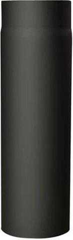 Flue pipe 120 mm, length 500 mm, thickness 1.5 mm, black