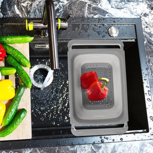 Extendable handles for over-the-sink use