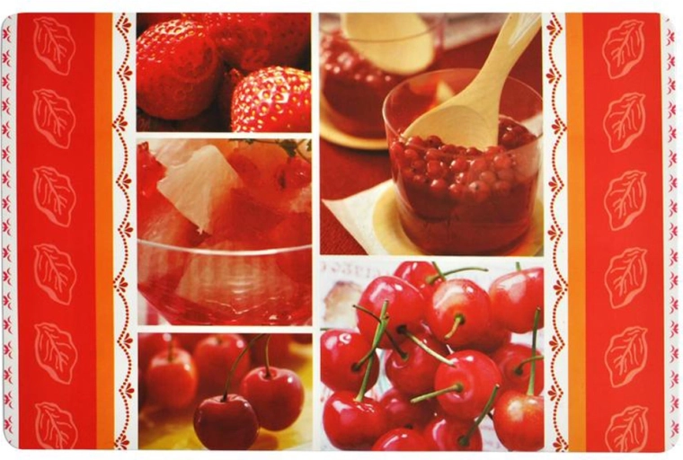 TORO Plastic Placemat with Fruit Design 43 × 28 cm - 1 piece