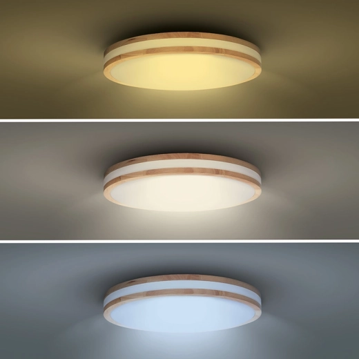 Adjustable color temperature 3000–6500 K