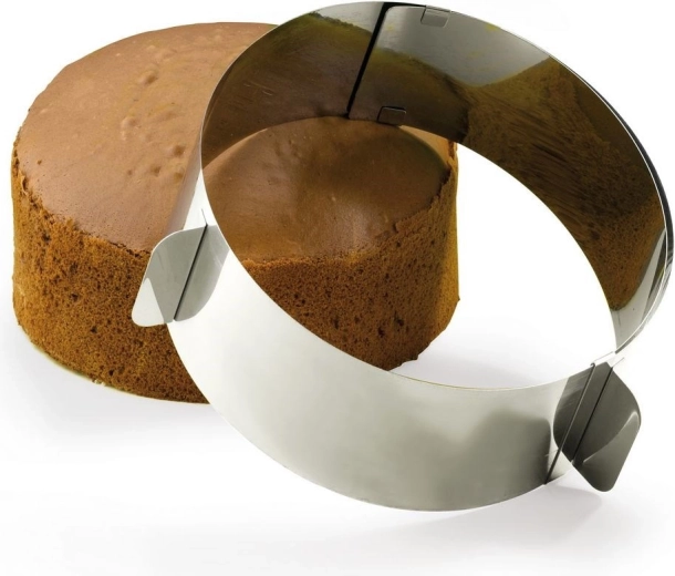 Регулируема кръгла форма за печене от неръждаема стомана 15,5–29,5 см
