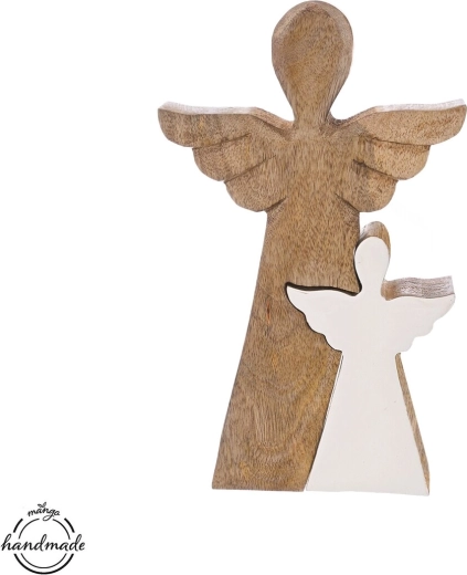 Decorative Wooden Angel Mango, 30.5 cm