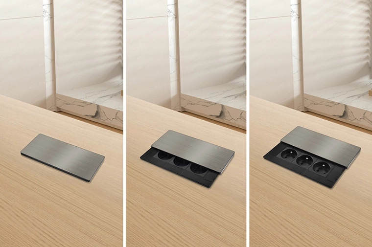 Sliding cover for a clean and safe work surface
