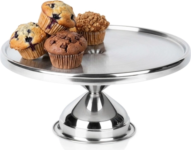 Vilde stainless-steel cake stand on a pedestal 33 cm