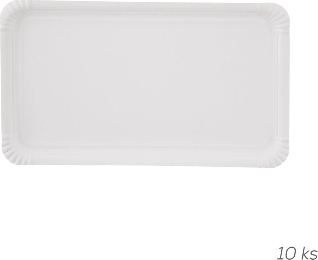 Disposable paper trays 33 × 19 cm, 10 pcs