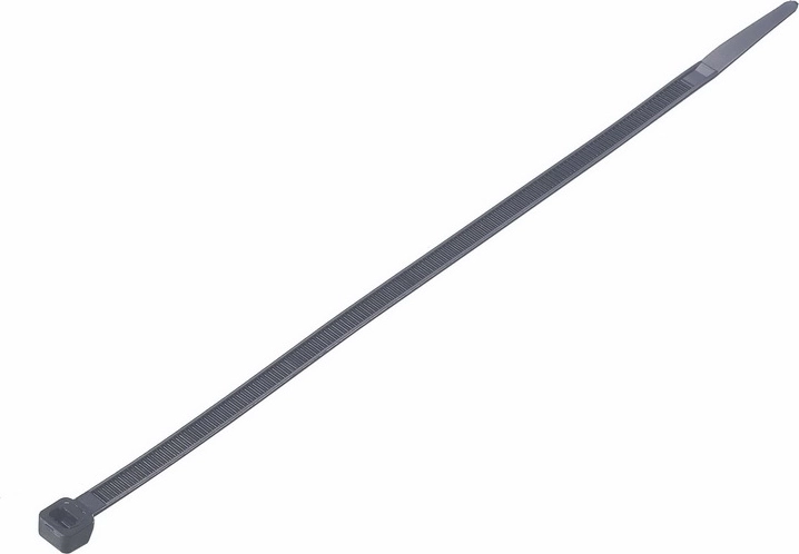 Solight найлонови свински опашки 3,6 × 150 mm, черни (100 бр.)