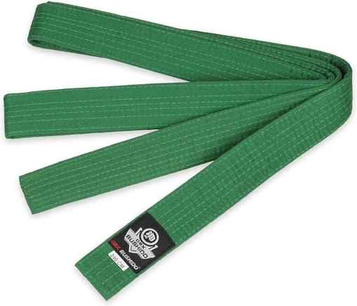 Green Belt for DBX Bushido Kimono (OBI) – 240 cm