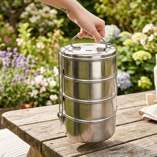 Comfortable carrying with a fold-down handle