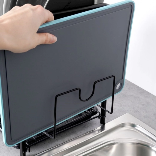 Държач за дъска и кошничка за прибори