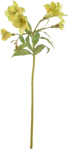 Artificial yellow lily 63 cm
