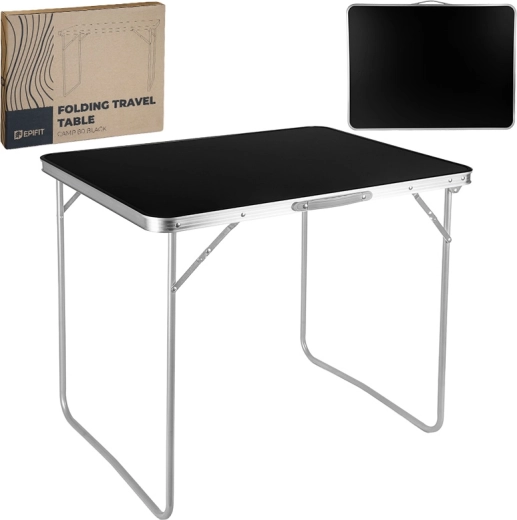 Folding camping table Camp 80 black