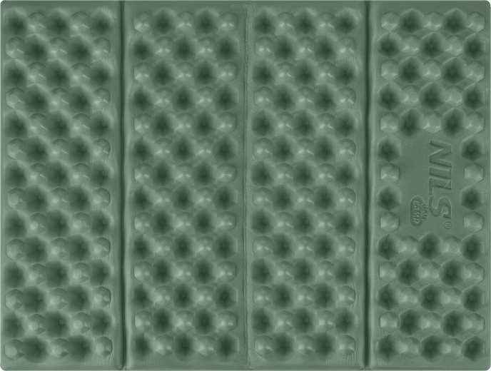 Foldable foam seat with reflective layer NILS Camp green